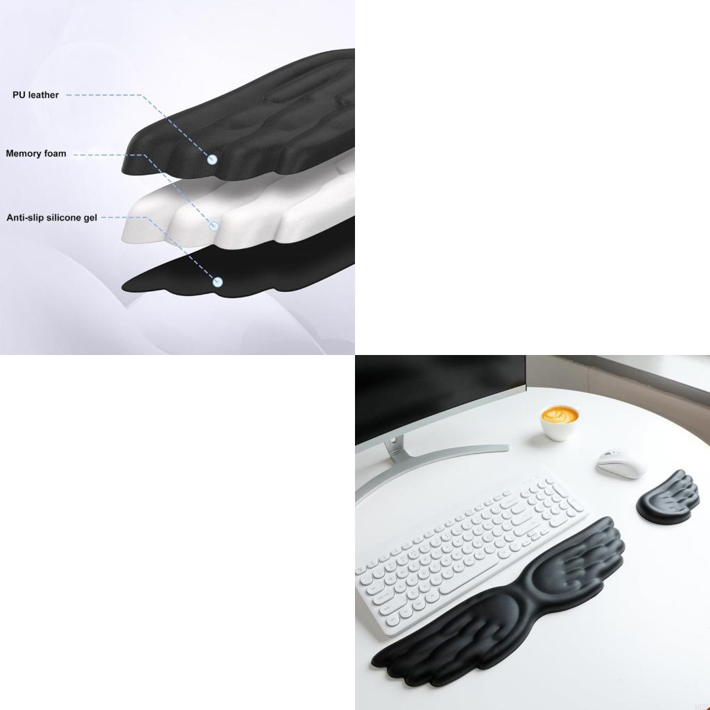 Desk Setup Ergonomics - 462E Bantalan Mouse Bantalan Pergelangan Tangan