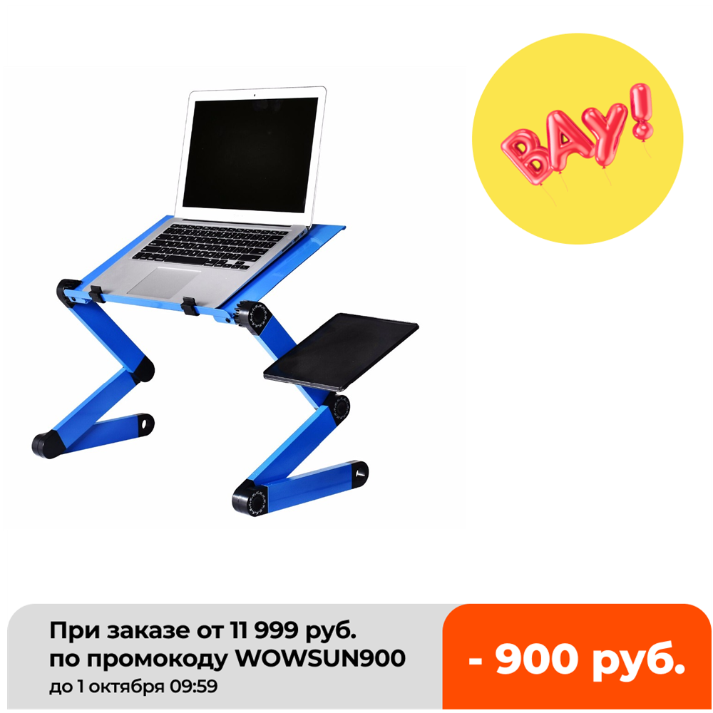 Desk Setup For Laptop - Paduan Aluminium Meja Laptop Adjustable Portable