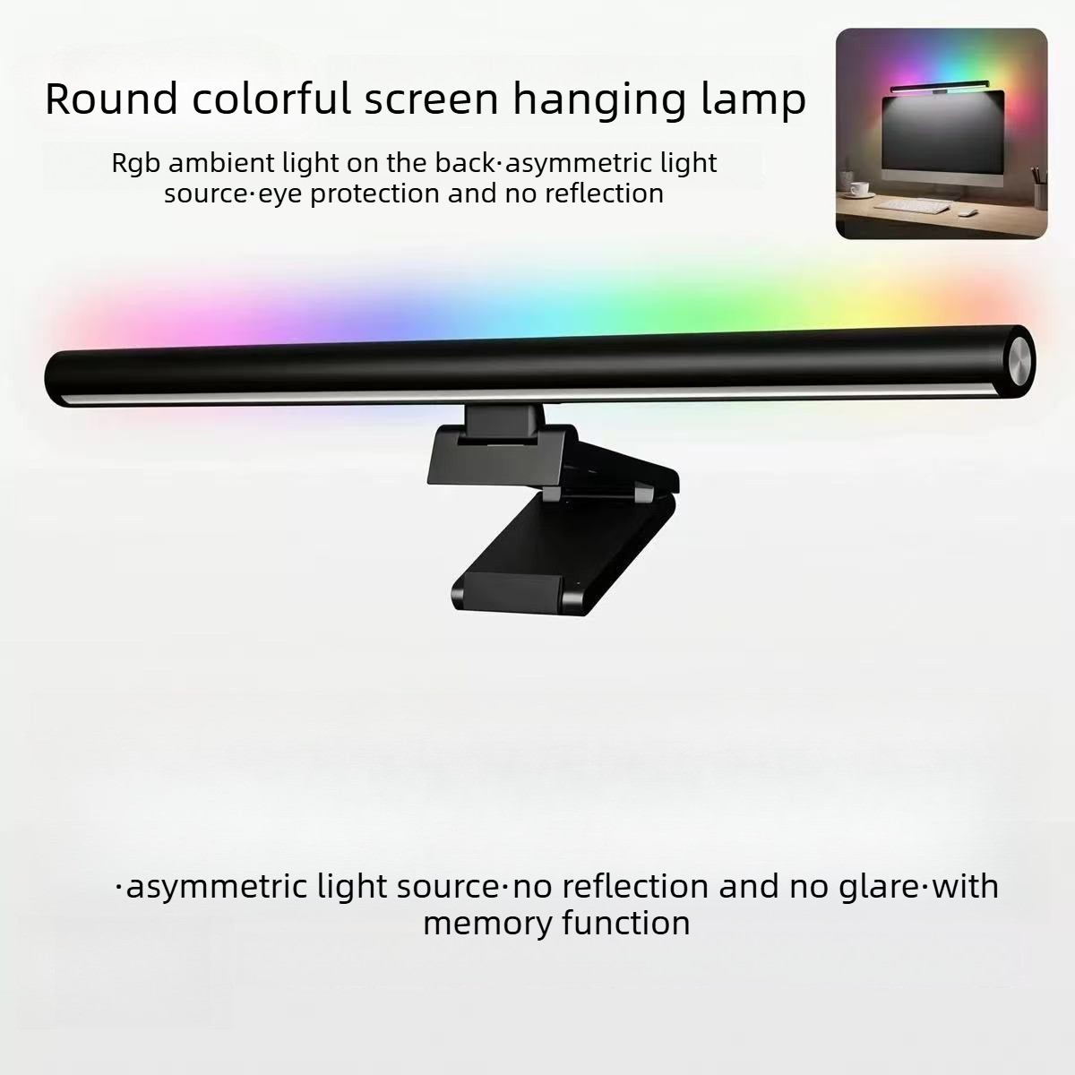 Ambient Light Bar Usb - Lampu Monitor RGB dengan Kontrol Sentuh,