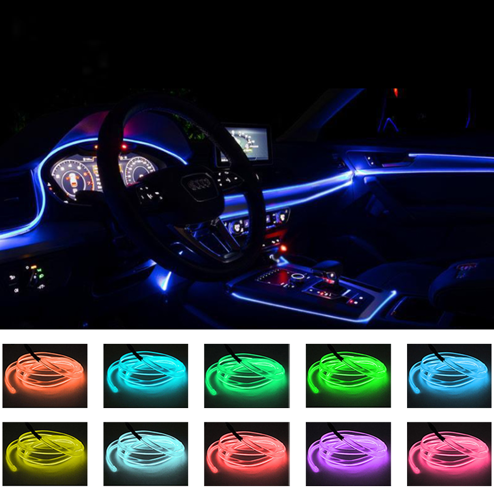 Ambient Light Bar Usb - Aksesori Dekorasi untuk Lampu LED Mobil