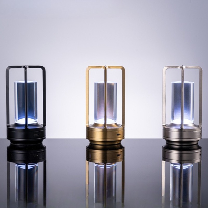 Ambient Light Bar Usb - Lampu Meja LED Kontrol Sentuh Vintage,