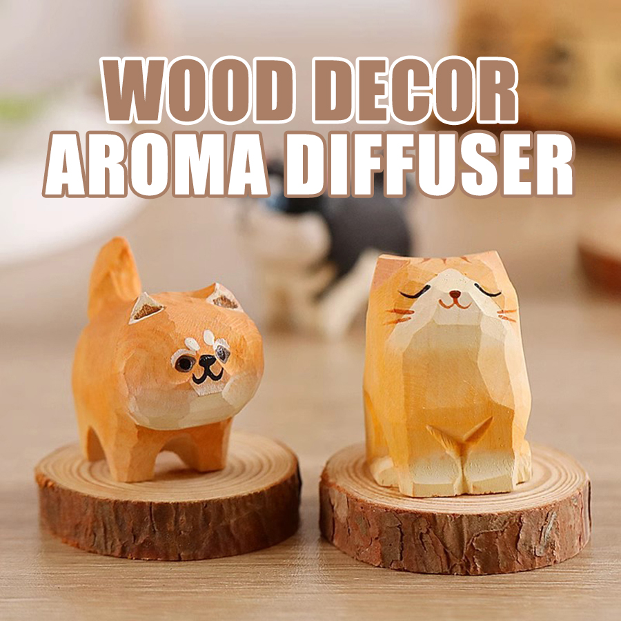 Desk Setup Room - Diffuser aroma hewan peliharaan, aksesori item