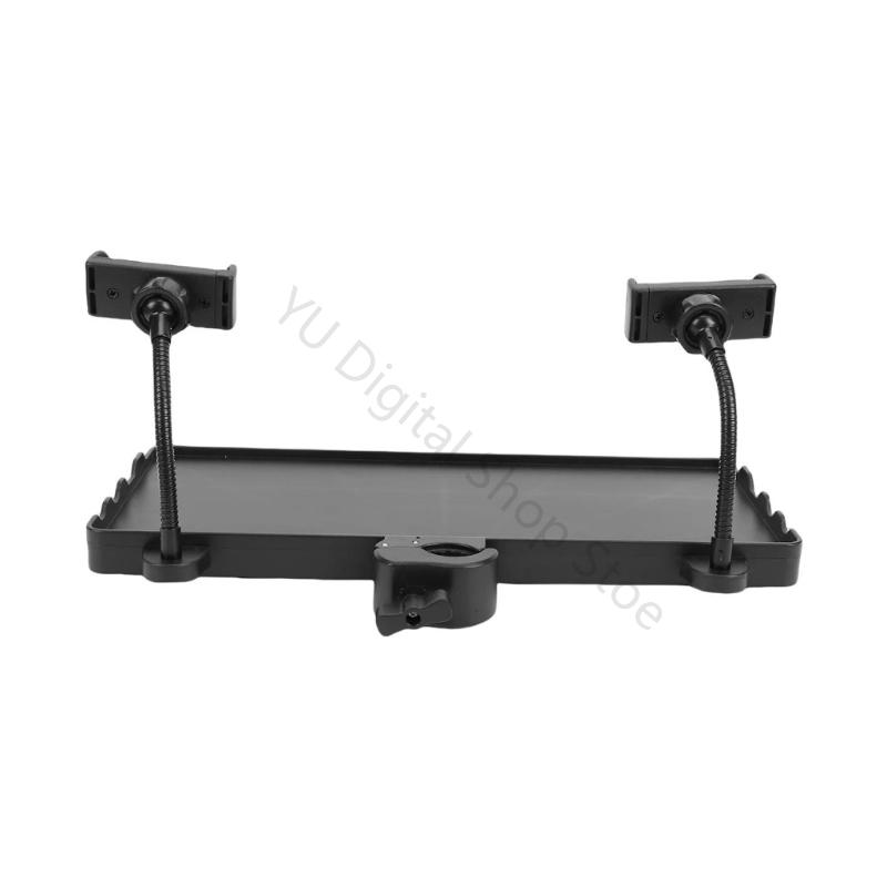 Desk Setup With Mic - Baki Klip Mikrofon Penyelenggara Pengaturan Telepon