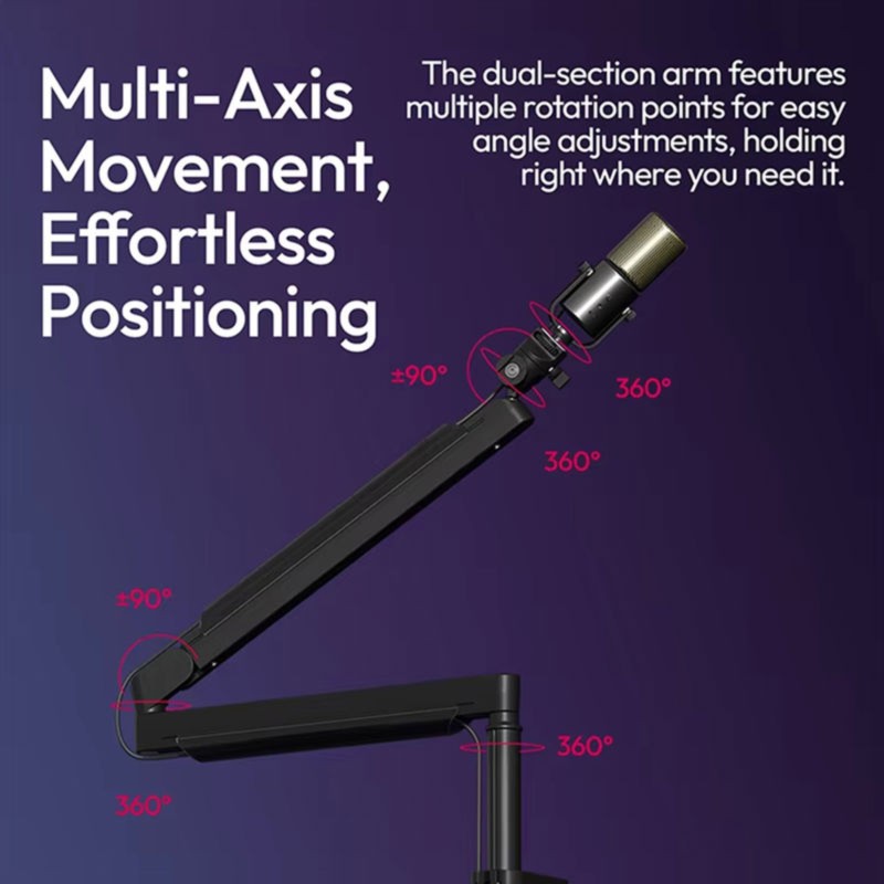 Desk Setup With Mic - Super Sale ZJ05 Lengan Mikrofon yang