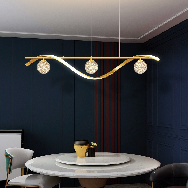 Desk Setup Minimalist - Lampu Gantung Led Minimalis Modern Peredupan