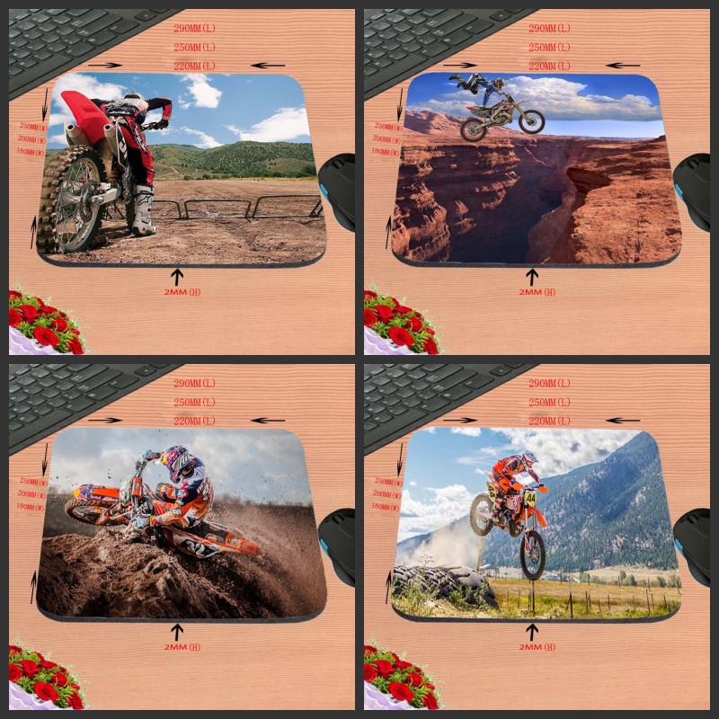Desk Setup In Office - Motocross bantalan Mouse kustom antiselip, karpet