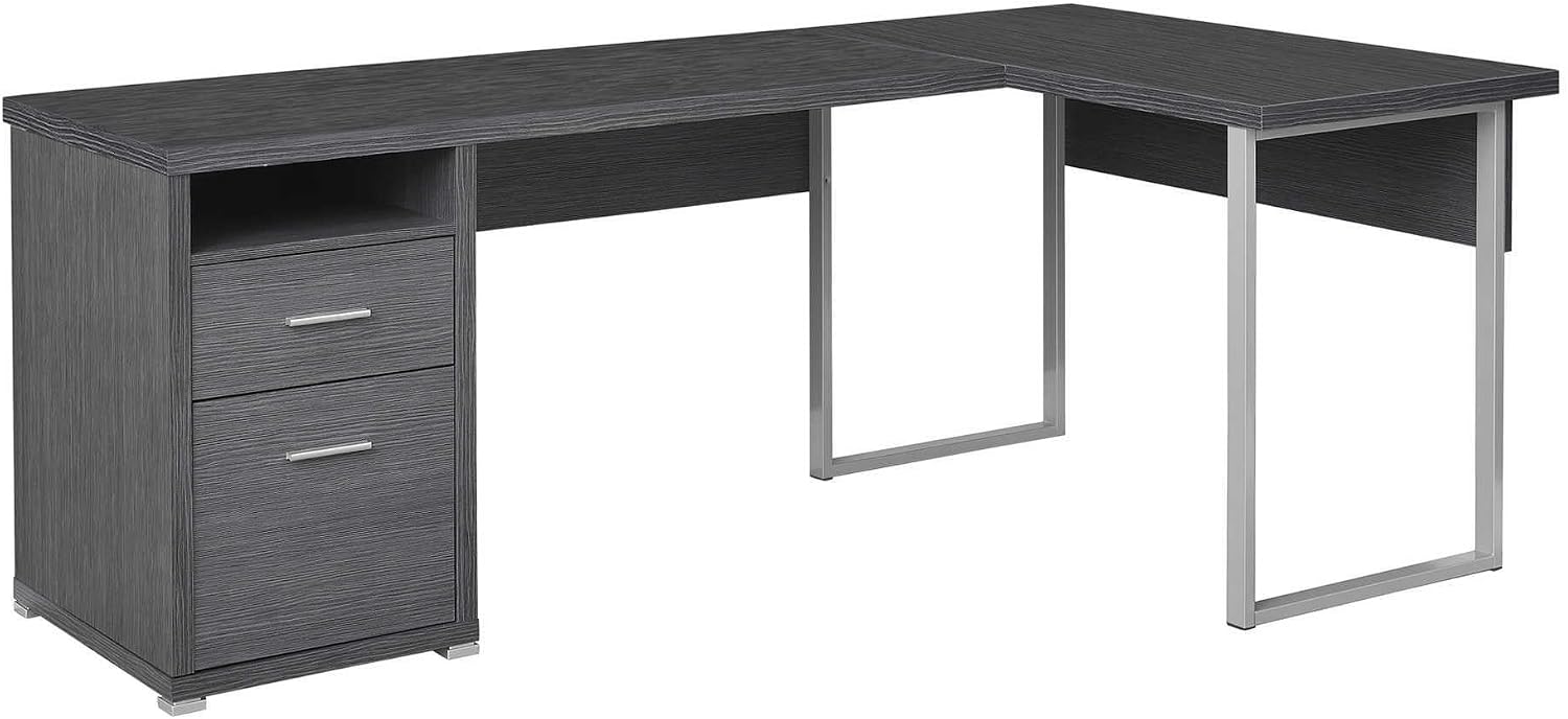 L Shaped Desk Setup - Meja Komputer I 7257, Kantor Rumah,