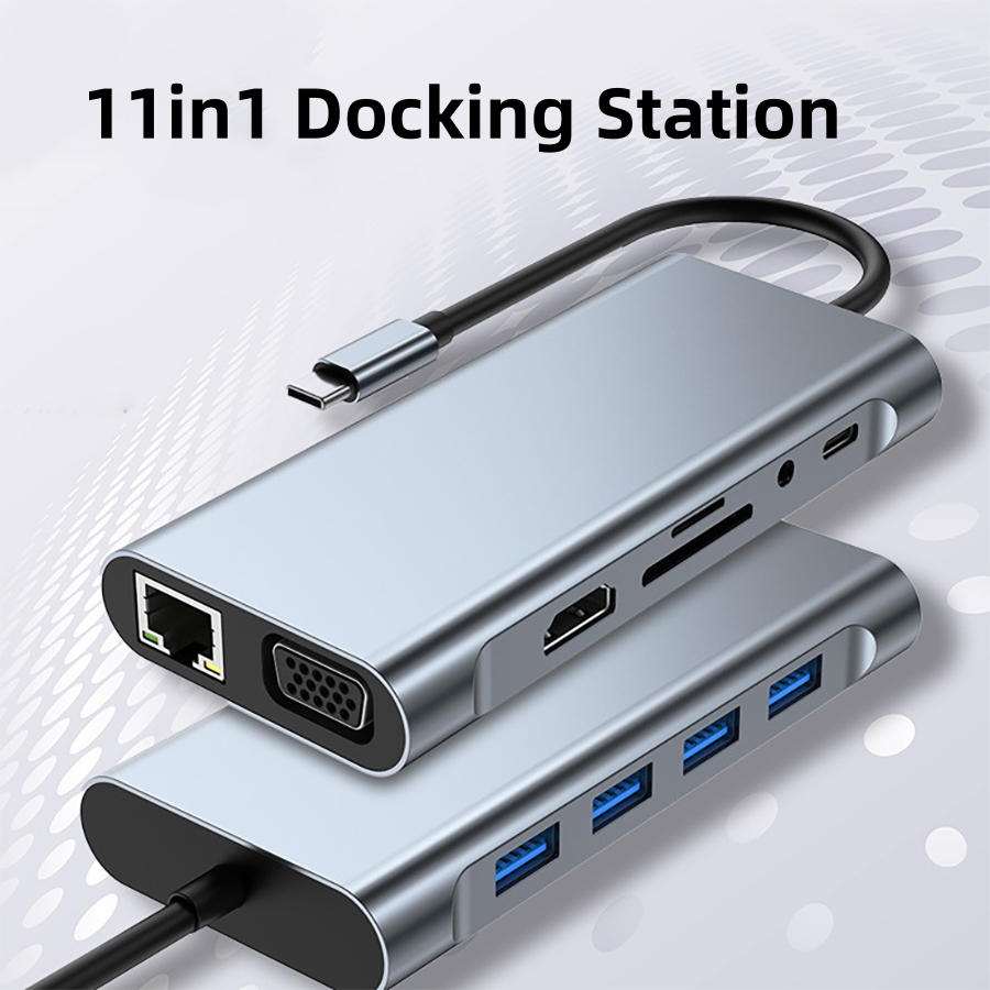 Desk Setup Usb Hub - Hub USB C 11-in-1 Thunderbolt 3