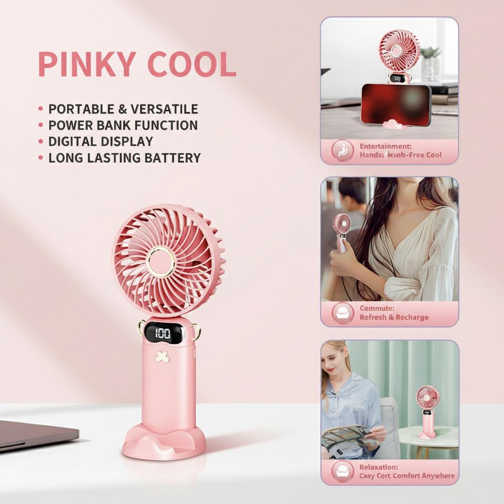 Fan Desk Small Usb - Kipas Mini Portabel Dengan 6 Kecepatan