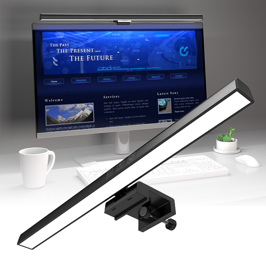 Lampu meja LED, cahaya Monitor - Desk Setup On Bed ulasan dan harga