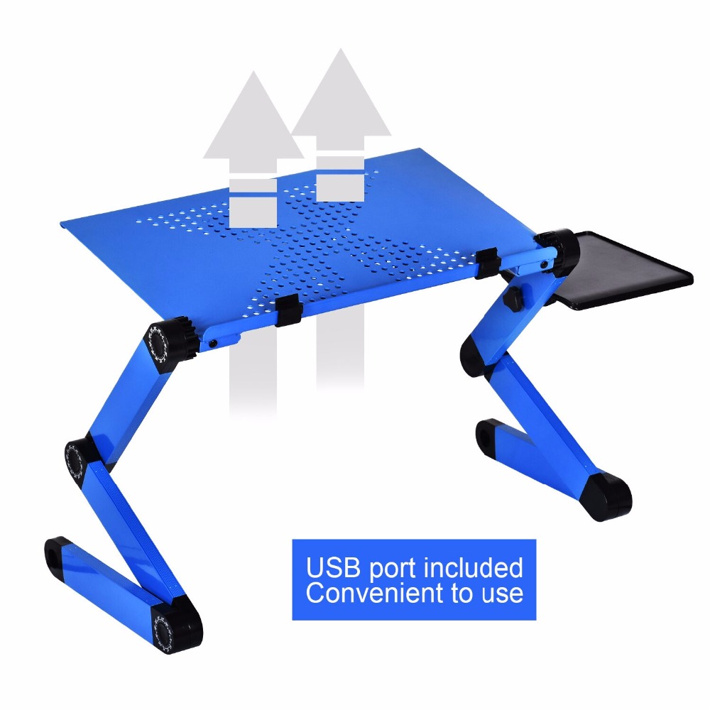 Paduan Aluminium Meja Laptop A - Desk Setup For Laptop ulasan dan harga