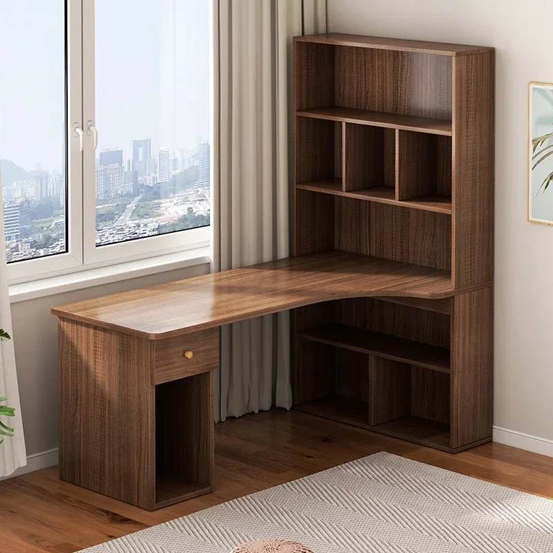 Meja komputer berbentuk L, mej - L Shaped Desk Setup ulasan dan harga
