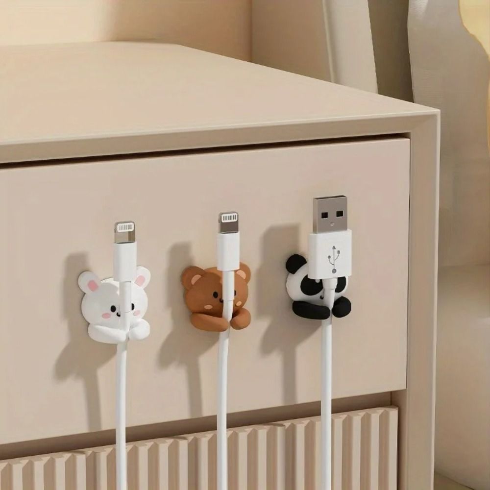 Klip Kabel Perekat Kuat Desain - Desk Setup Gadgets ulasan dan harga