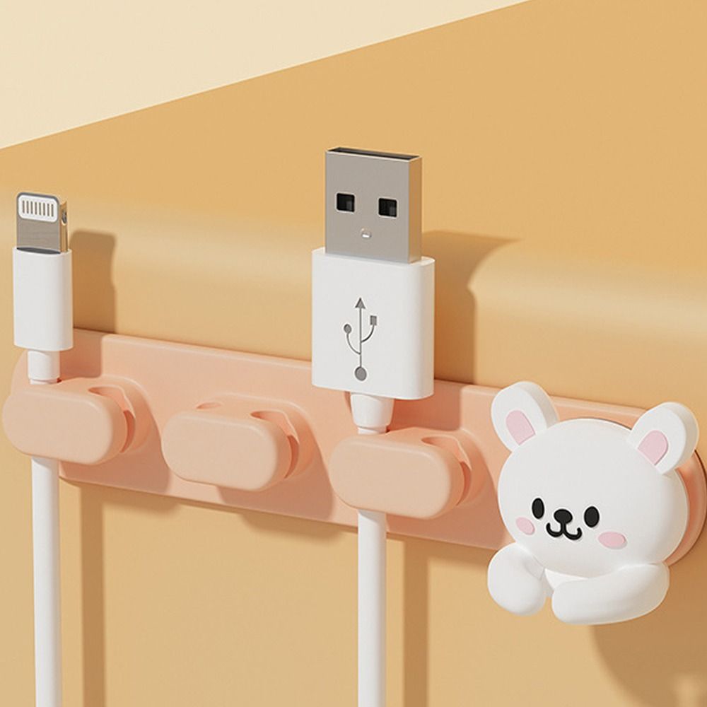 Klip Kabel Perekat Kuat Desain - Desk Setup Gadgets ulasan dan harga