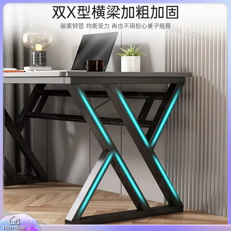 Meja Komputer Minimalis Modern - L Shaped Desk Setup ulasan dan harga
