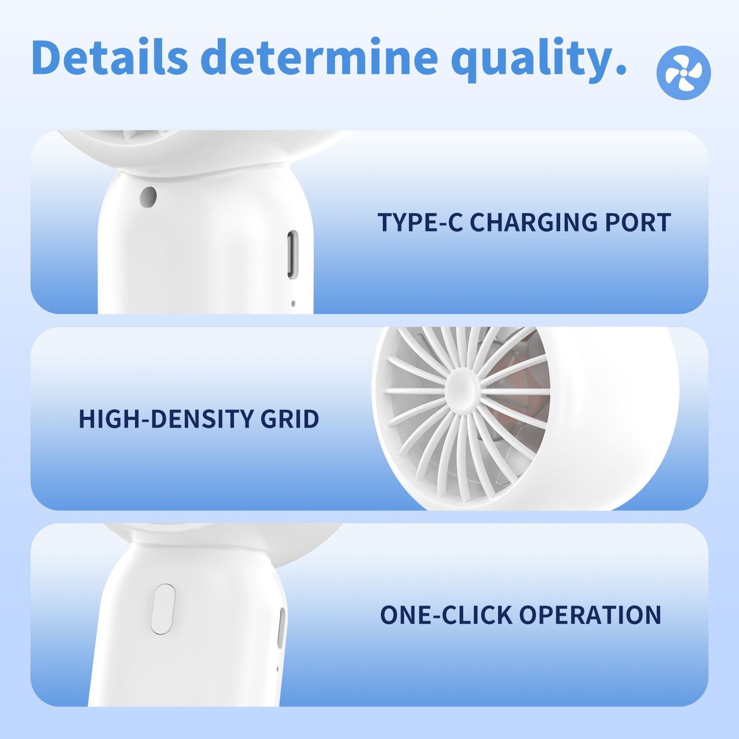 Kipas Genggam Mini Portabel Ki - Fan Desk Small Usb ulasan dan harga