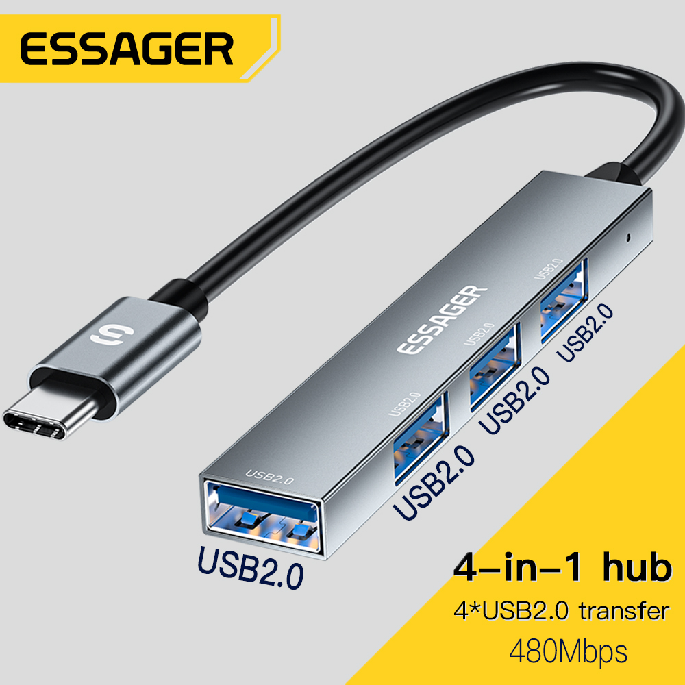 Essager adaptor tipe C kabel,  - Desk Setup Usb Hub ulasan dan harga