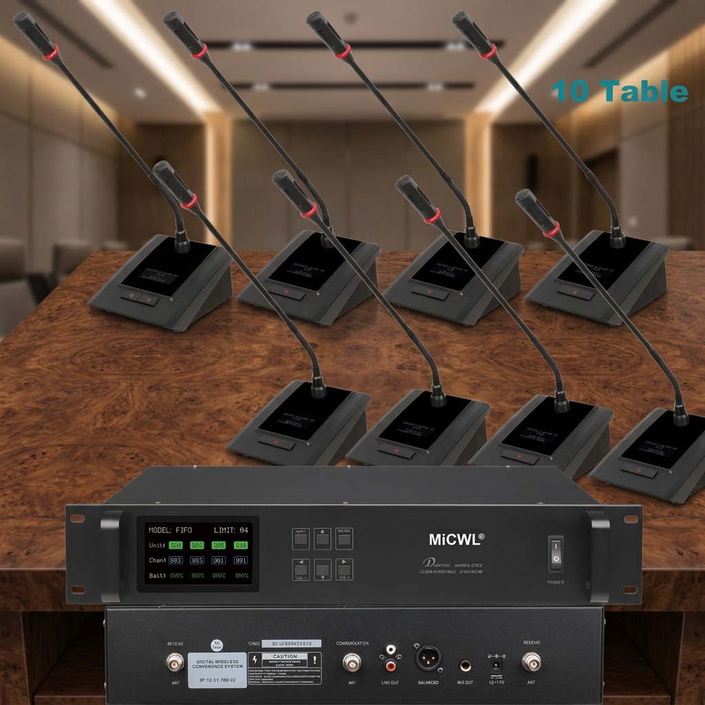 Sistem Mikrofon Gooseneck Nirk - Desk Setup With Mic ulasan dan harga