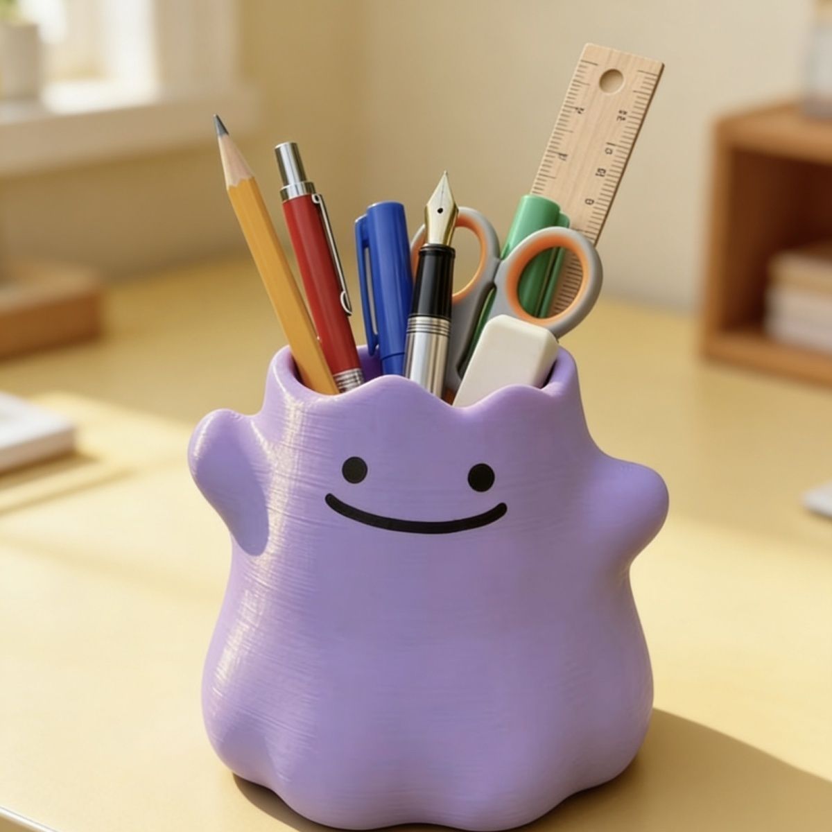 Tempat Pensil Pokemon Ditto, K - Desk Setup Organization ulasan dan harga