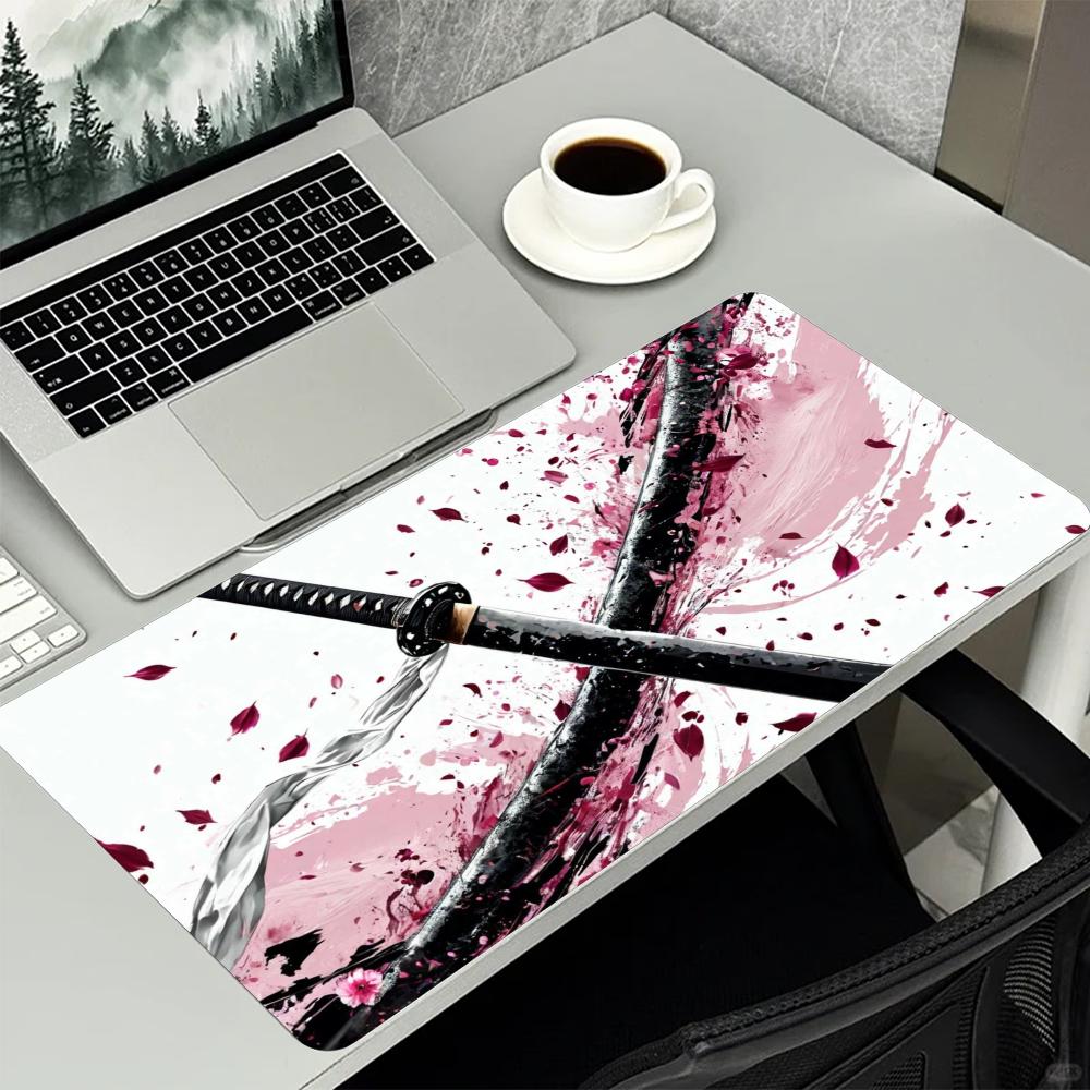 Alas Meja dengan Cetakan Pedan - Desk Setup For Work ulasan dan harga