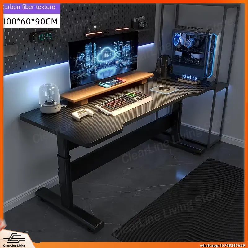 Meja Gaming Elektrik dengan Ke - Desk Setup Ergonomics ulasan dan harga