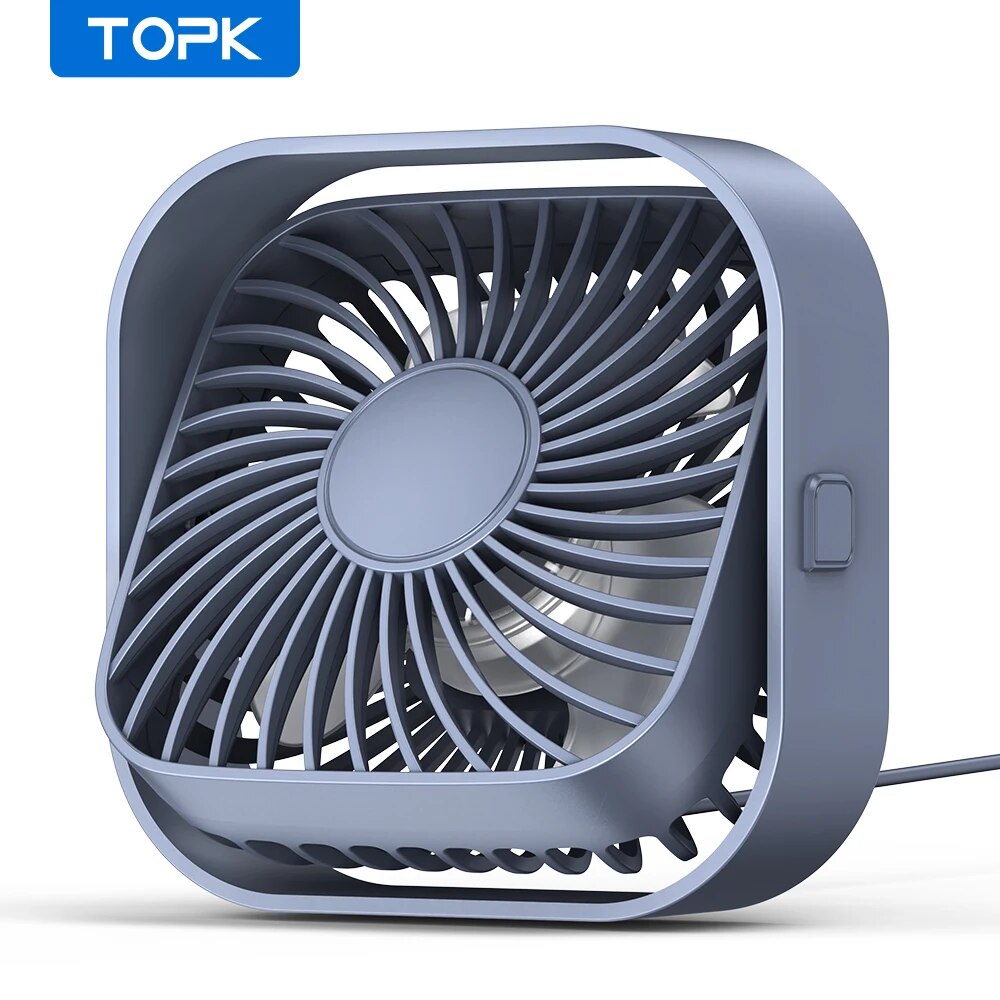 TOPK kipas meja USB, aliran ud - Fan Desk Small Usb ulasan dan harga