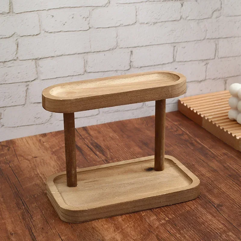 Rak Penyimpanan Kayu Panas 2 T - Desk Setup Productivity ulasan dan harga