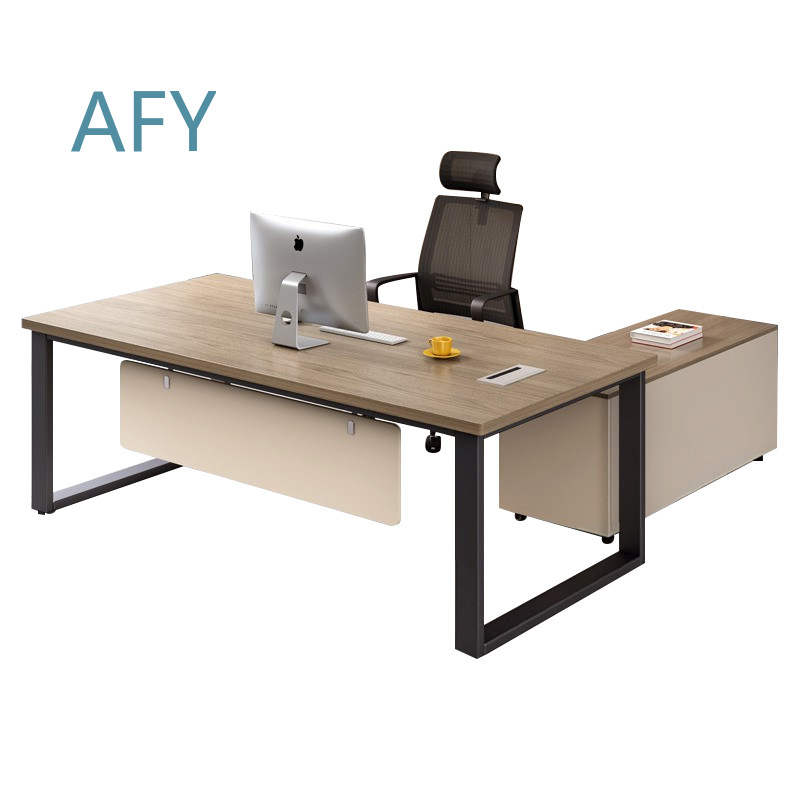 Set Meja Eksekutif untuk Works - L Shaped Desk Setup ulasan dan harga
