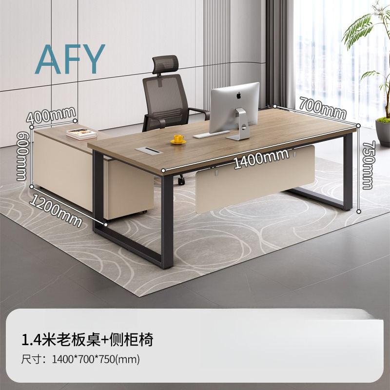 Set Meja Eksekutif untuk Works - L Shaped Desk Setup ulasan dan harga