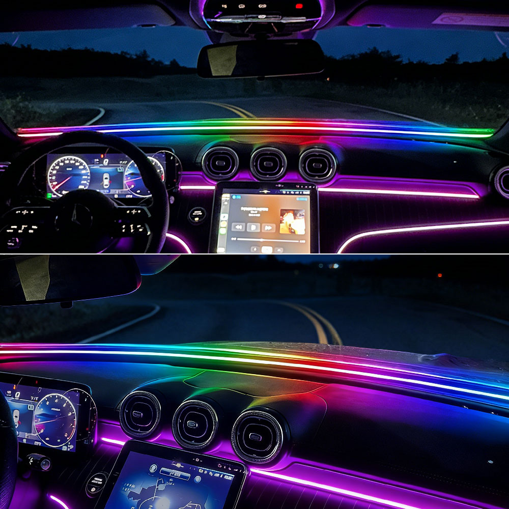 Lampu Ambient Kaca Depan Mobil - Ambient Light Bar Usb ulasan dan harga