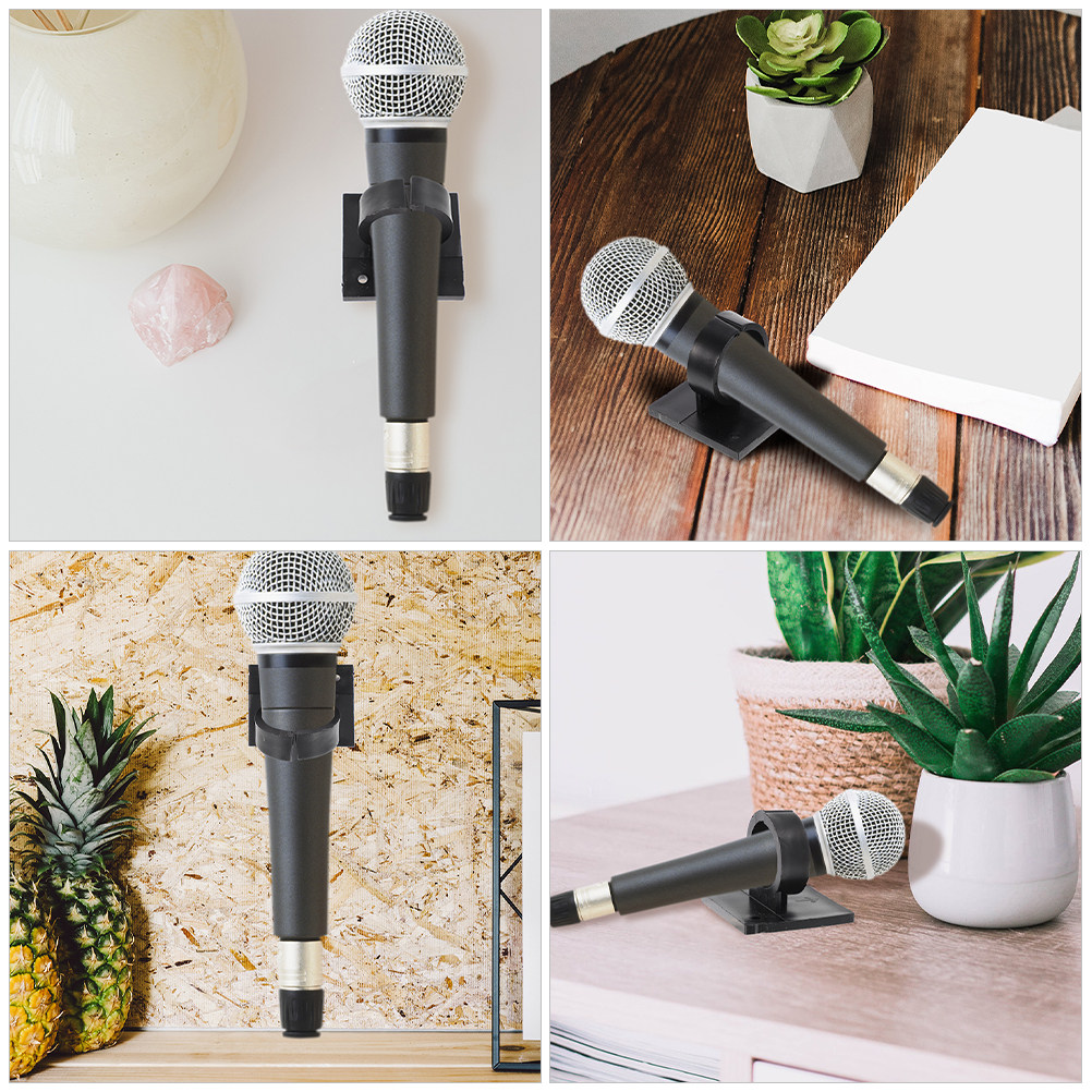 8Pcs Penjepit Mikrofon Ringan  - Desk Setup With Mic ulasan dan harga