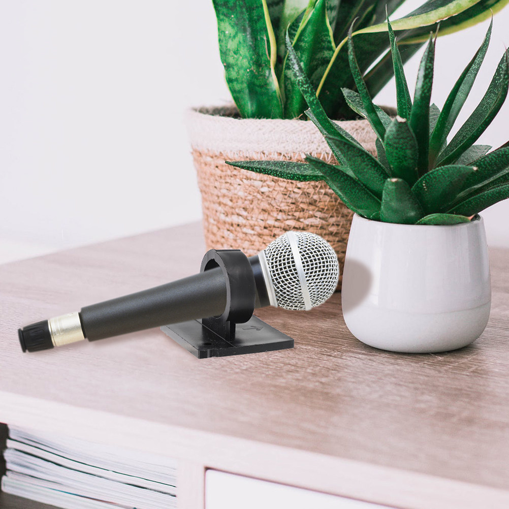 8Pcs Penjepit Mikrofon Ringan  - Desk Setup With Mic ulasan dan harga