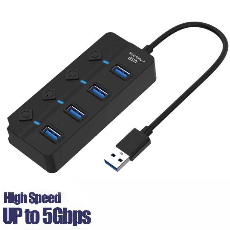 Hub USB USB 3.0 Adaptor Daya M - Desk Setup Usb Hub ulasan dan harga