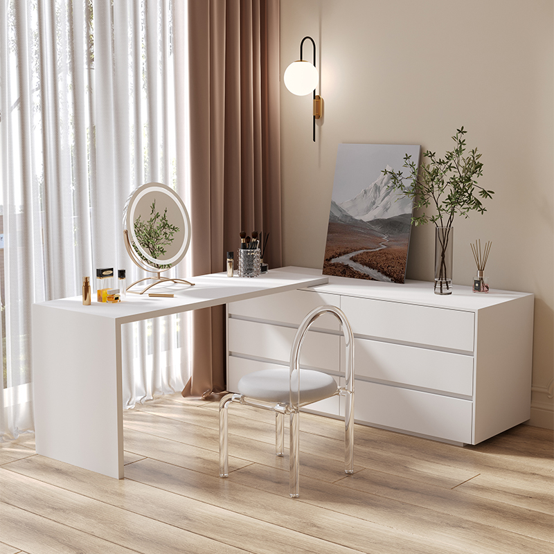 Meja Rias, Meja Komputer Kanto - L Shaped Desk Setup ulasan dan harga