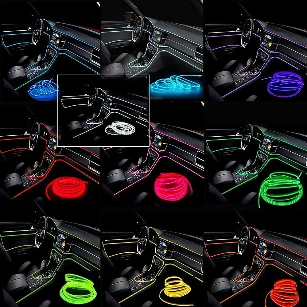 Lampu Interior Mobil 1/3/5M La - Ambient Light Bar Usb ulasan dan harga