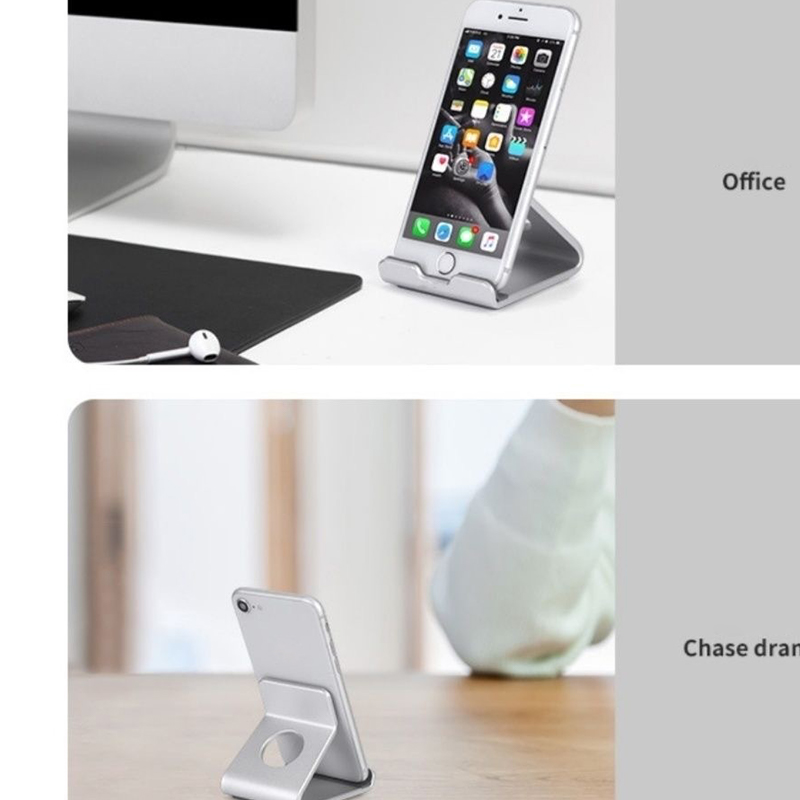 Penyangga Ponsel Desktop Logam - Desk Setup Organization ulasan dan harga