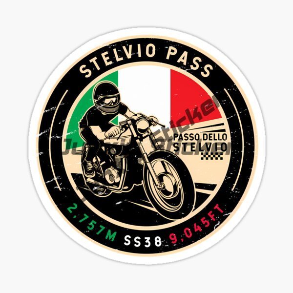 STELVIO PASS ITALIA Stiker Mob - Desk Setup Room ulasan dan harga