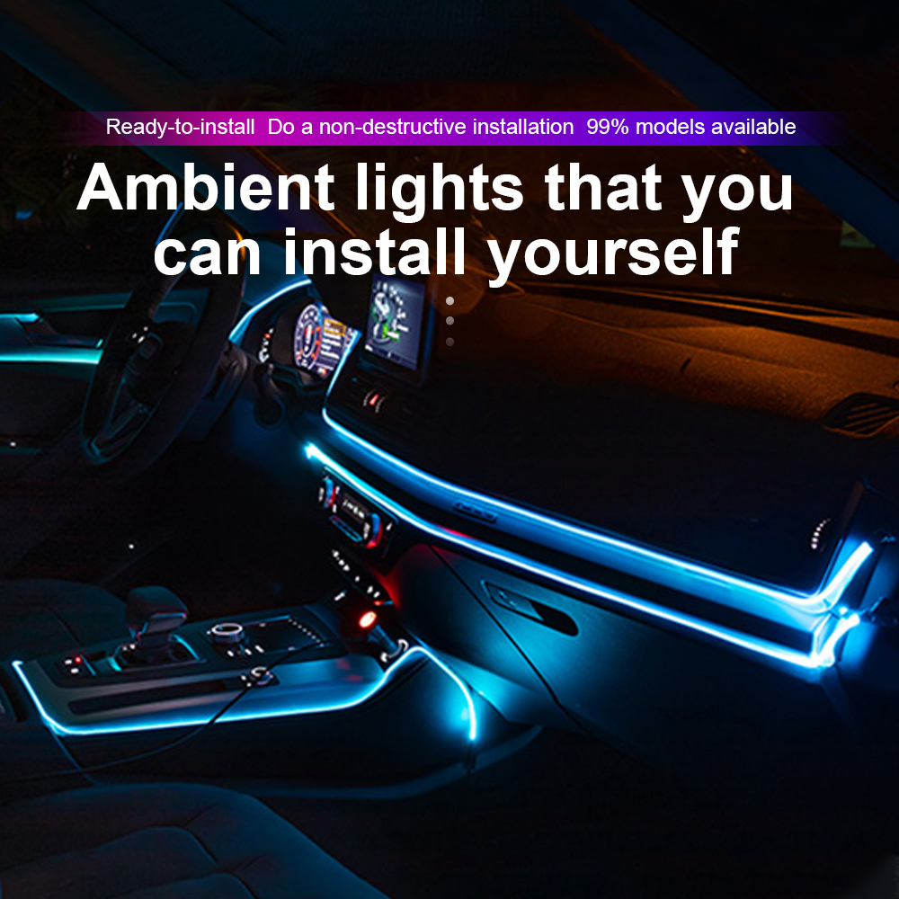 1/2/3/4/5M Rgb lampu suasana I - Ambient Light Bar Usb ulasan dan harga