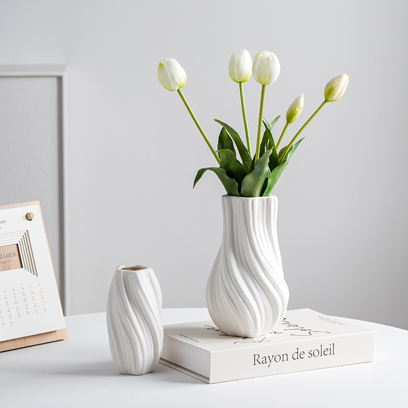 Vas Keramik Minimalis Nordik,  - Desk Setup Minimalist ulasan dan harga