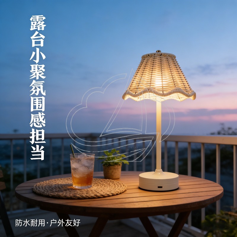 Lampu Meja Rotan Vintage Lampu - Ambient Light Bar Usb ulasan dan harga