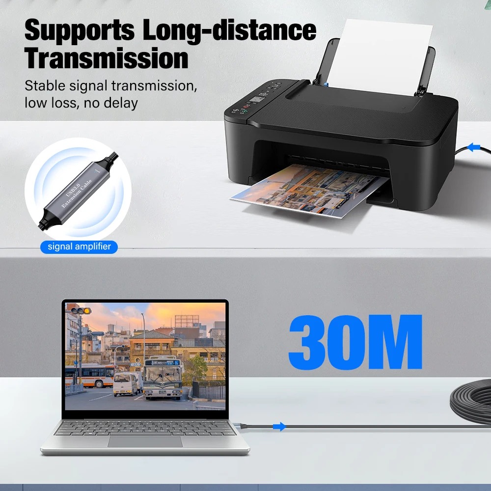 Kabel Ekstensi Aktif USB 3.0 M - Desk Setup Usb Hub ulasan dan harga