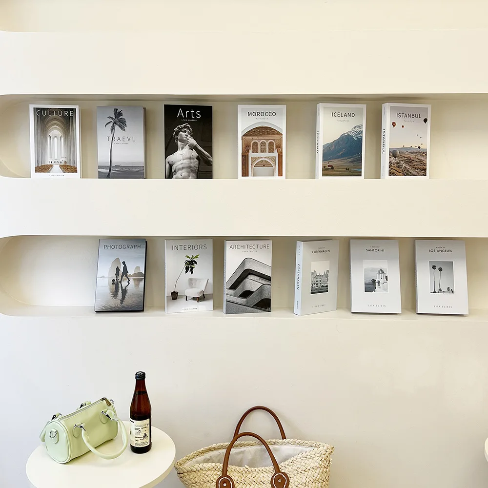 Ornamen estetika buku palsu, a - Desk Setup Minimalist ulasan dan harga