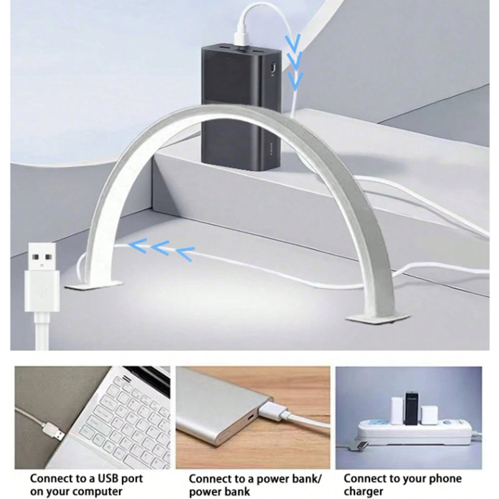 Lampu Kuku 40/66CM Lampu Isi U - Desk Setup Room ulasan dan harga