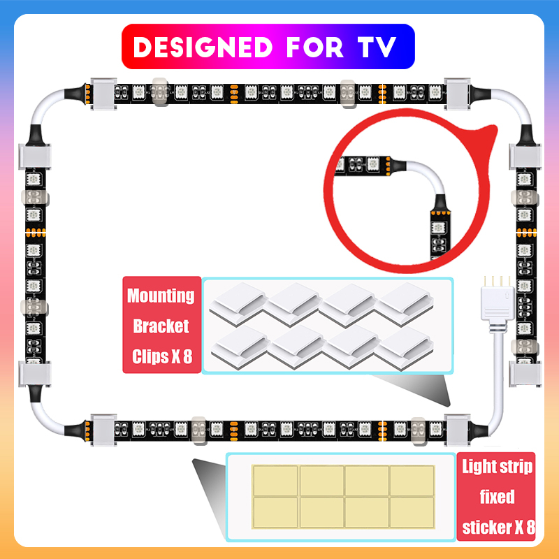 Lampu Strip USB Pintar 43 Inci - Ambient Light Bar Usb ulasan dan harga