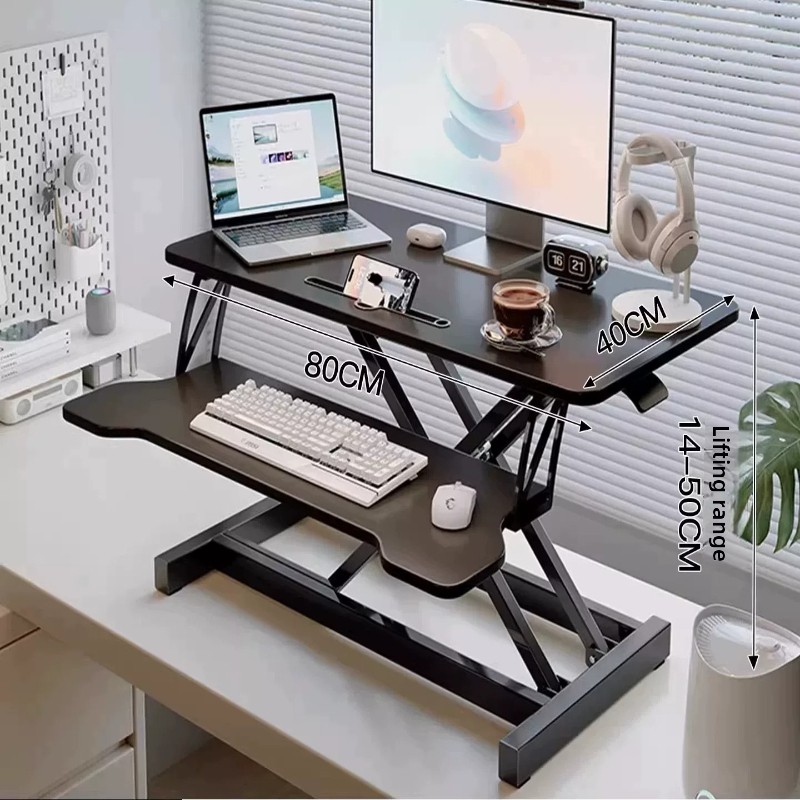 Meja Berdiri dengan Ketinggian - Desk Setup Minimalist ulasan dan harga