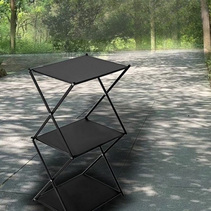 Rak Penyimpanan Paduan Alumini - Desk Setup Minimalist ulasan dan harga