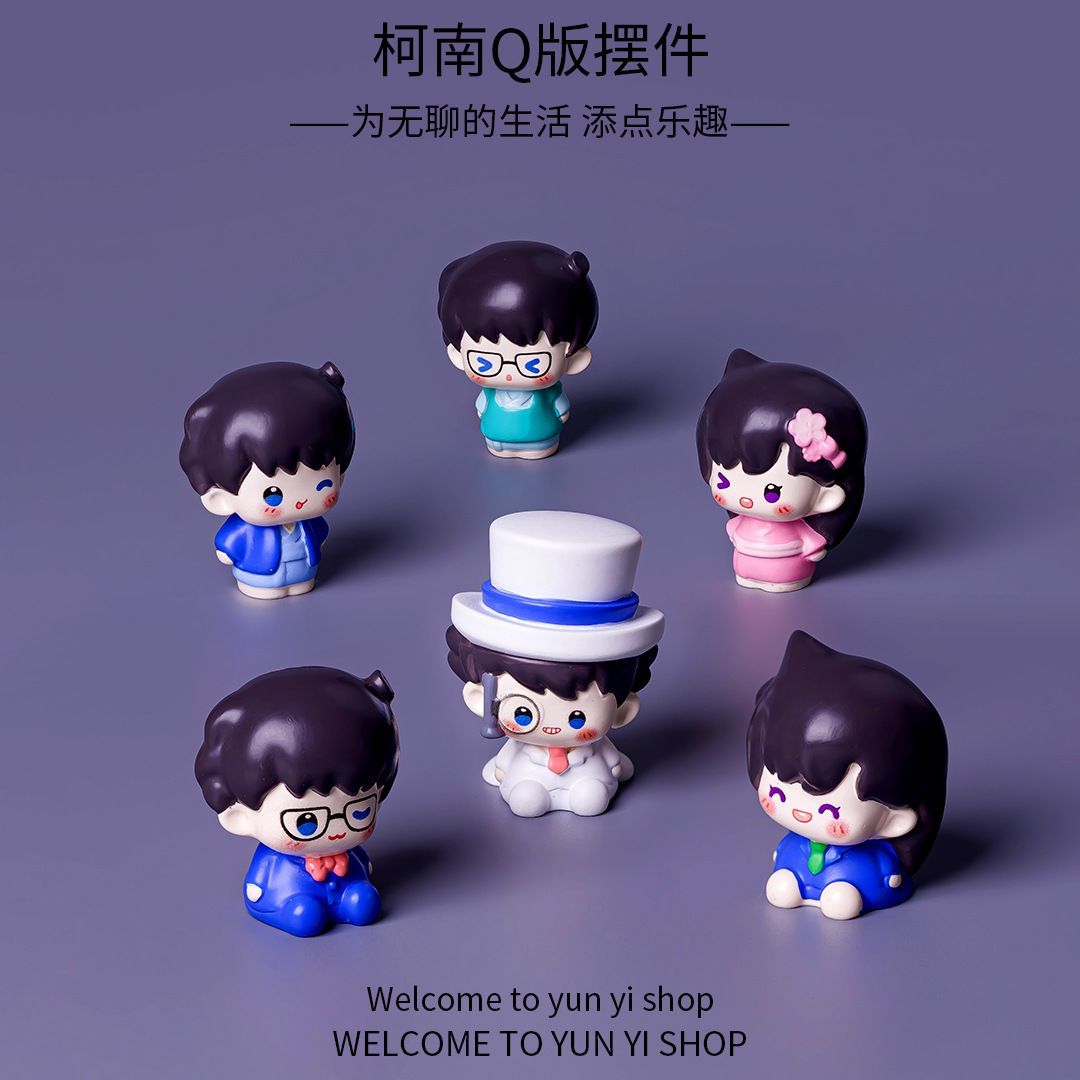 Figur Mini Resin Detektif Cona - Desk Setup Room ulasan dan harga