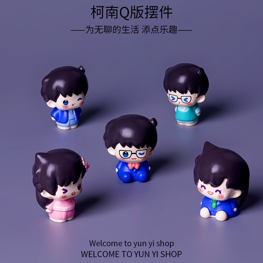 Figur Mini Resin Detektif Cona - Desk Setup Room ulasan dan harga