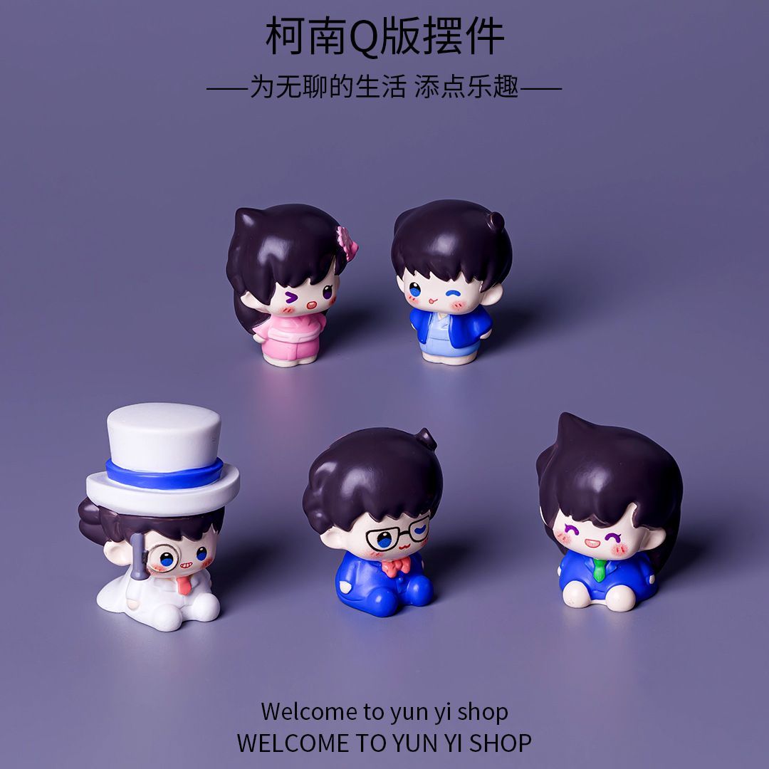 Figur Mini Resin Detektif Cona - Desk Setup Room ulasan dan harga