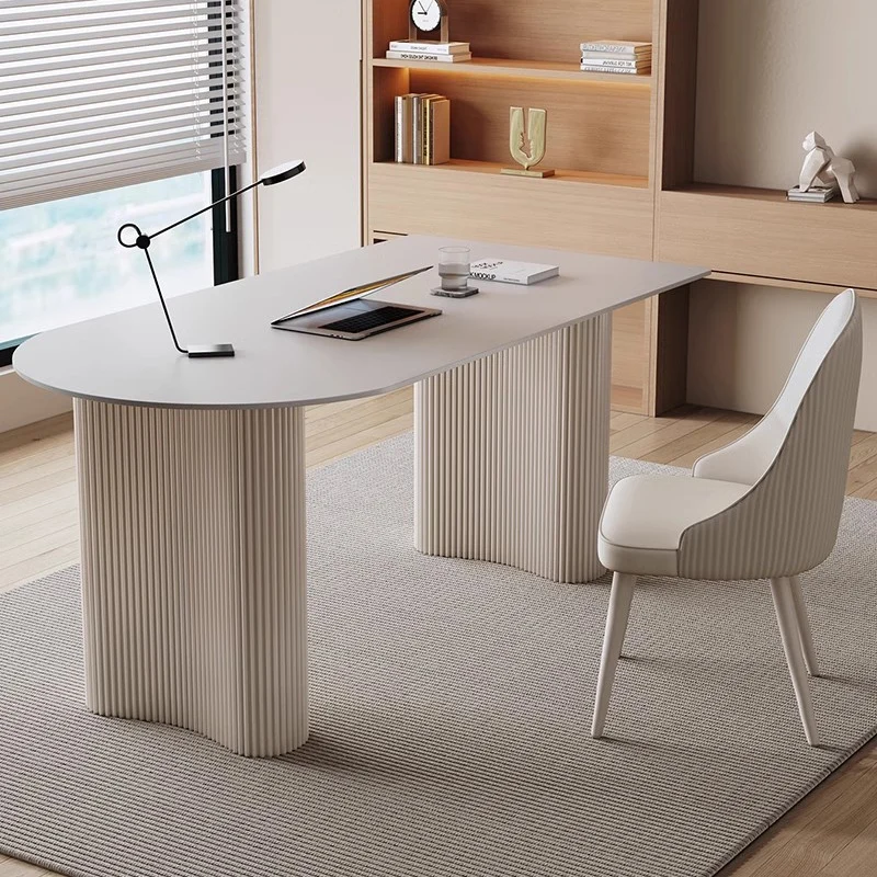 Meja Laptop Kamar Tidur Ruang  - L Shaped Desk Setup ulasan dan harga